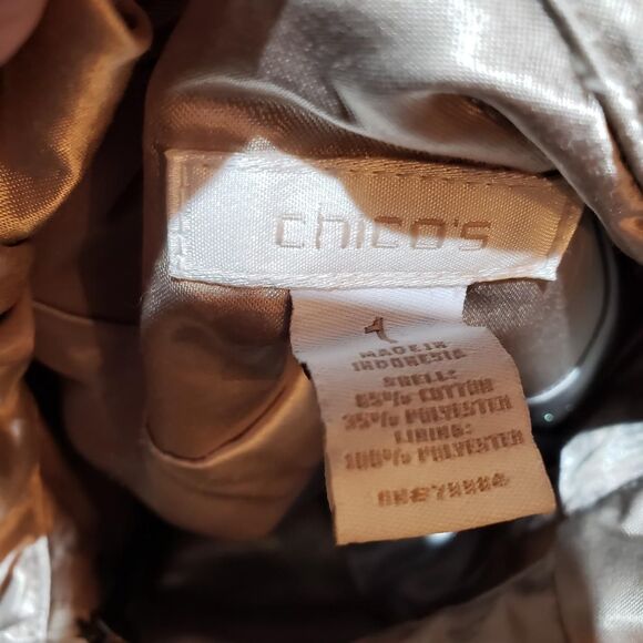 Y2K Indie Sleaze Downtown Girl Metallic Champagne Gold Jacket - Picture 4 of 6